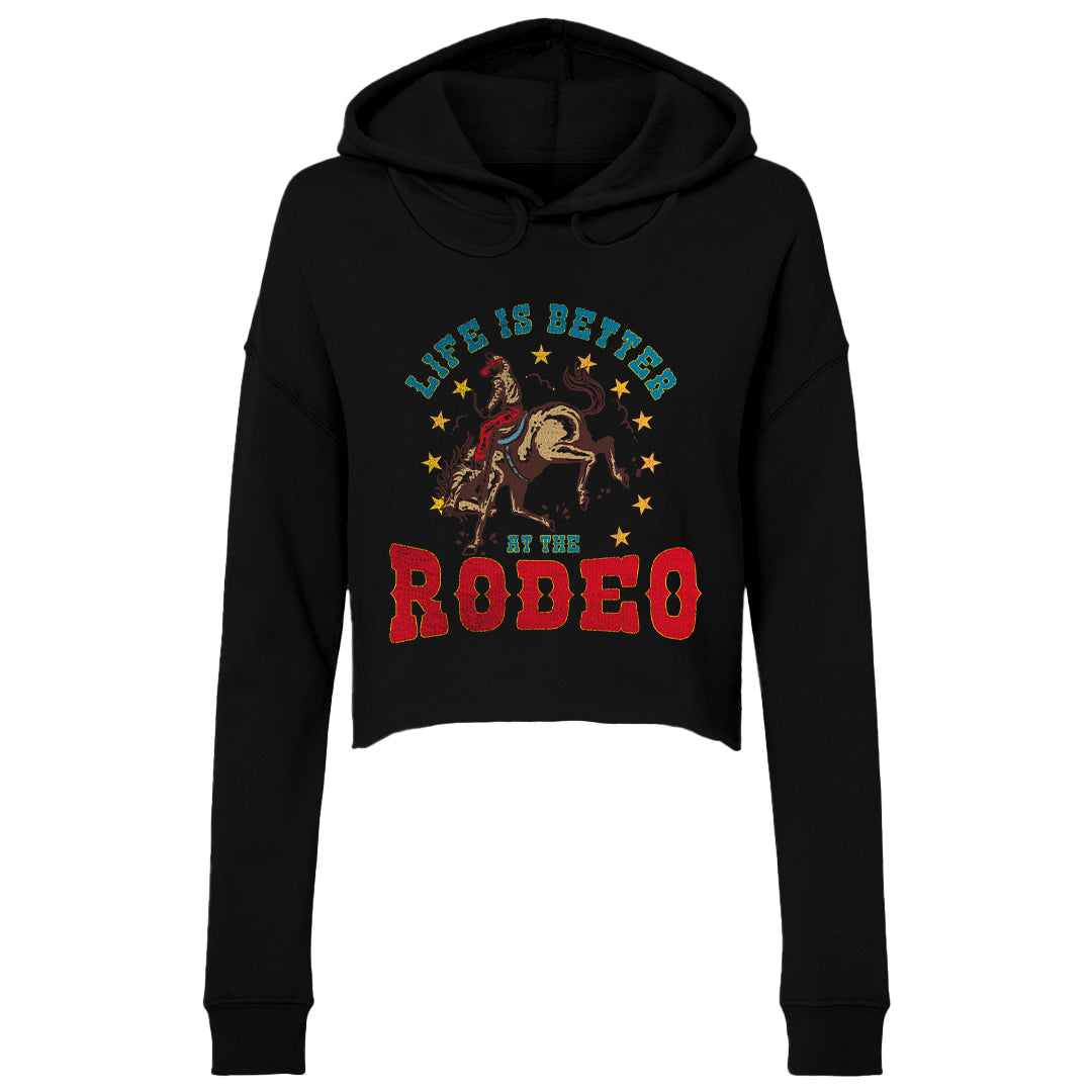 Women's | Better At The Rodeo | Lightweight Crop Hoodie