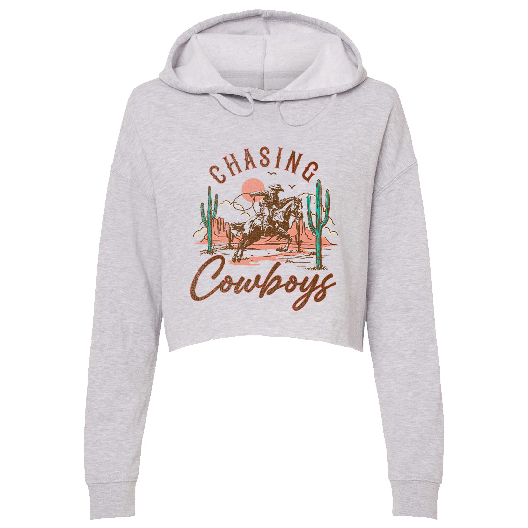 Women's | Chasing Cowboy | Lightweight Crop Hoodie