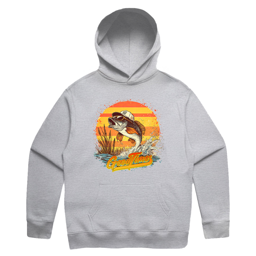 Unisex | Good Times-Fish | Reflex Fleece Hoodie