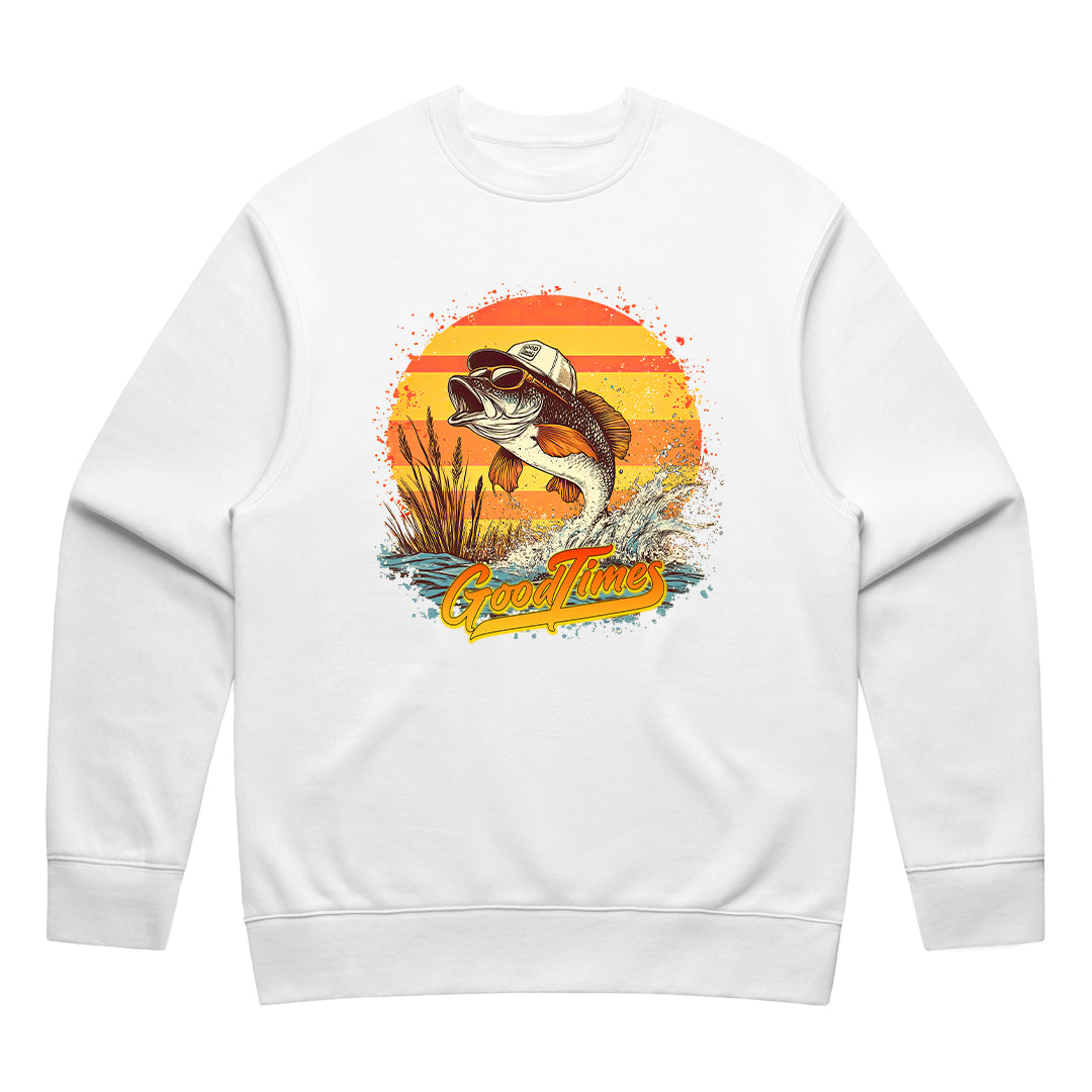 Unisex | Good Times-Fish | Crewneck Sweater