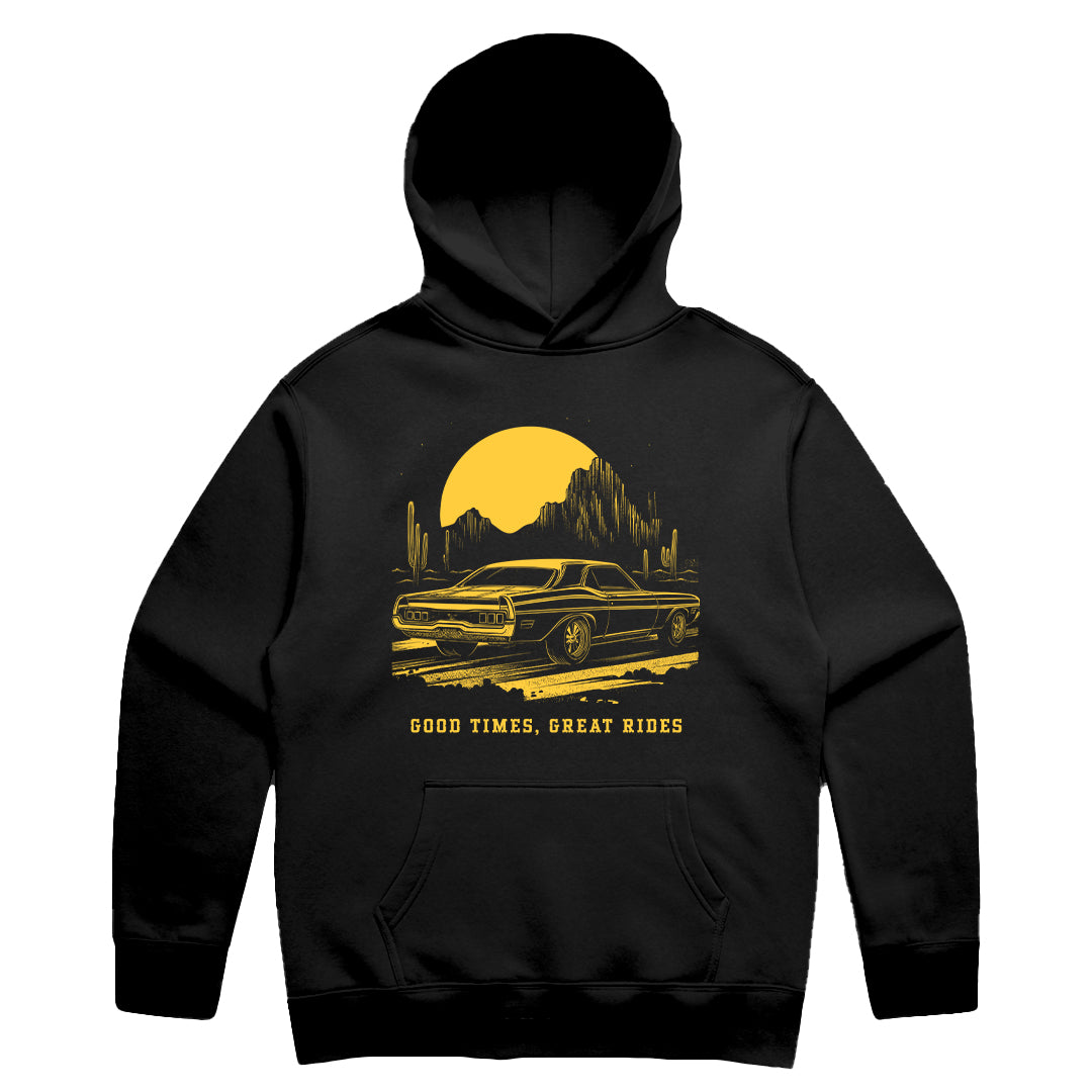Unisex | Good Times Great Rides | Reflex Fleece Hoodie