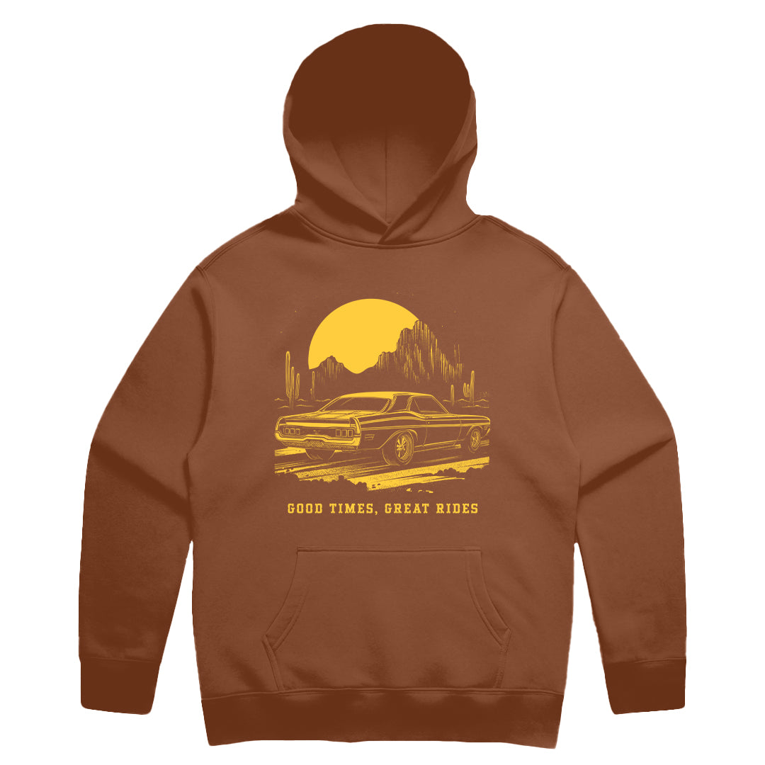 Unisex | Good Times Great Rides | Reflex Fleece Hoodie