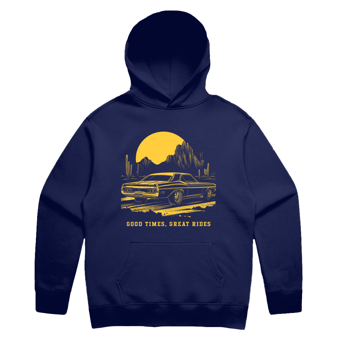 Unisex | Good Times Great Rides | Reflex Fleece Hoodie