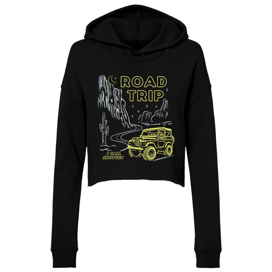 Women's | I CALL Shotgun | Lightweight Crop Hoodie