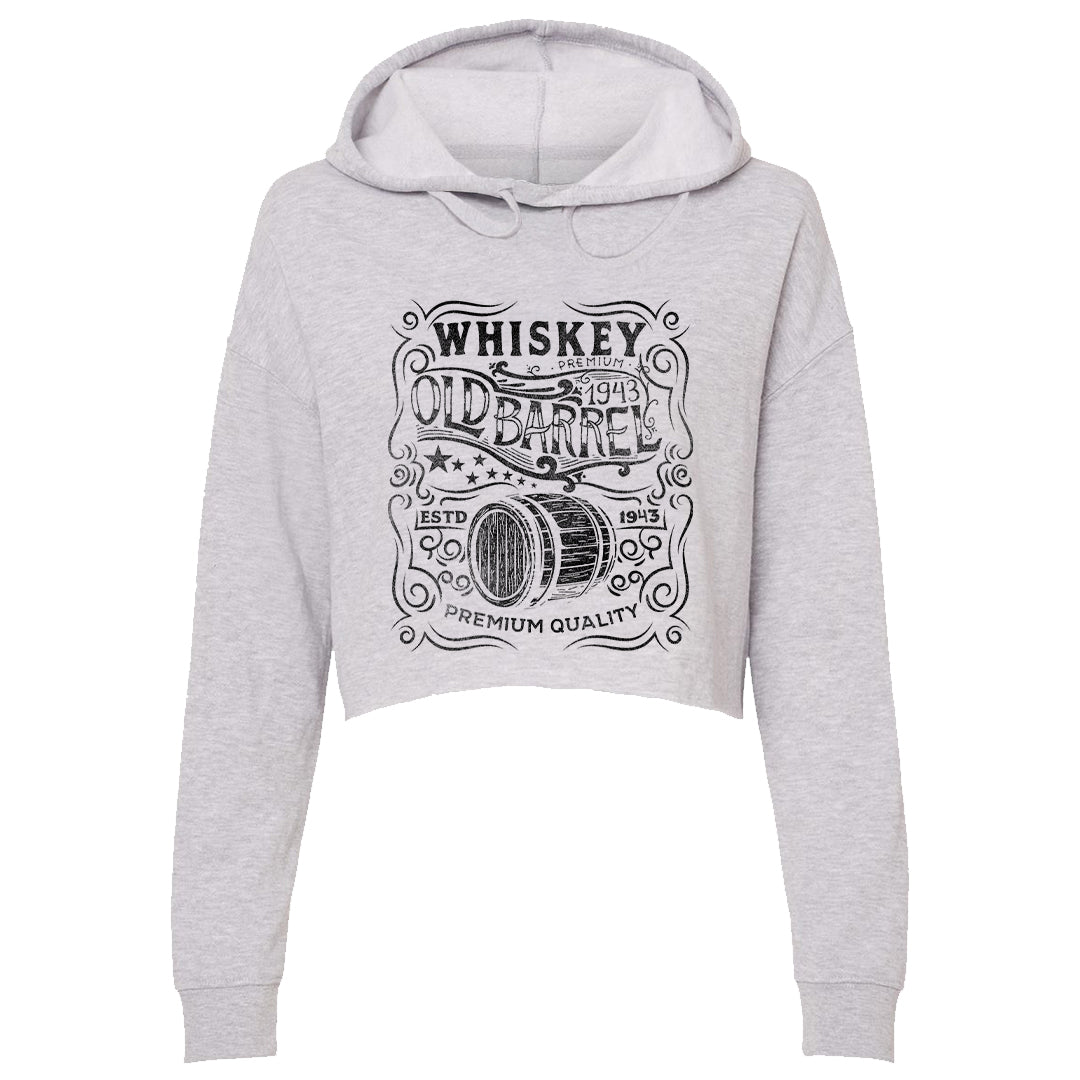 Women's | 1943 OLD BARREL | Lightweight Crop Hoodie