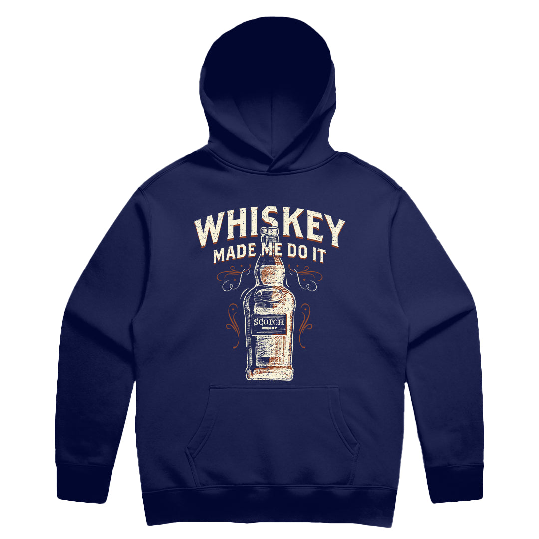 Unisex | WHISKEY MADE ME DO IT | Reflex Fleece Hoodie
