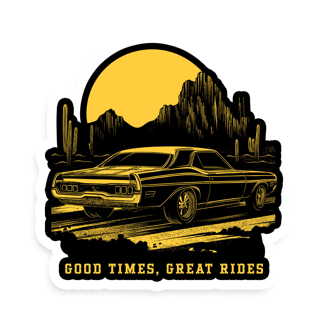Accessory | Good Times Great Rides | Sticker