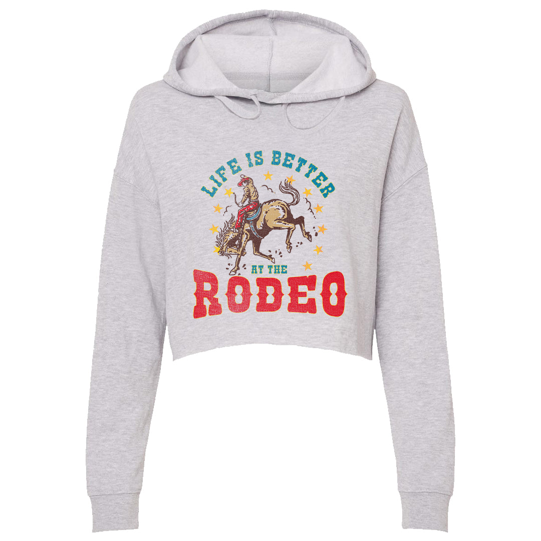 Women's | Better At The Rodeo | Lightweight Crop Hoodie