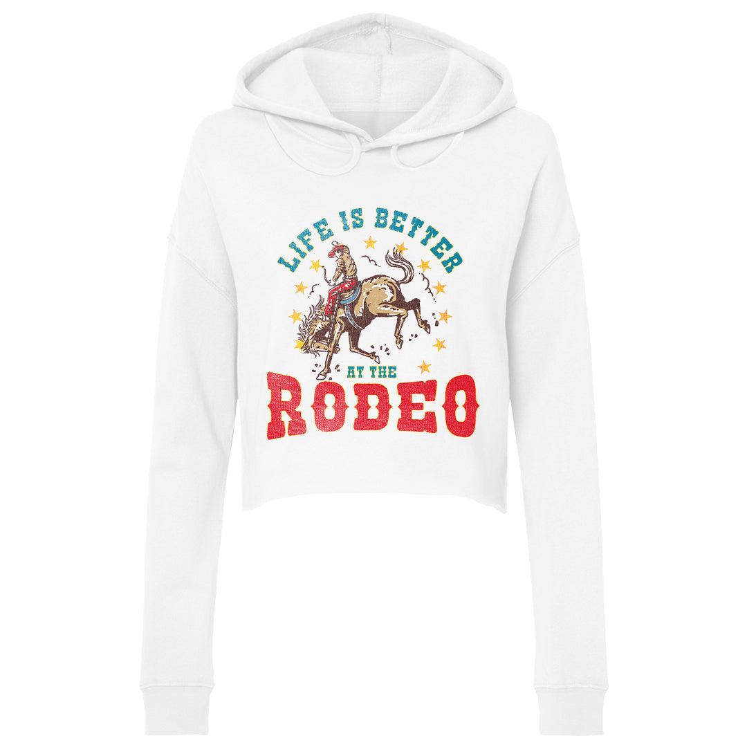 Women's | Better At The Rodeo | Lightweight Crop Hoodie