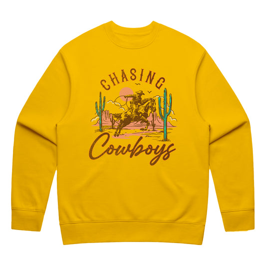 Unisex | Chasing Cowboy | Crewneck Sweater