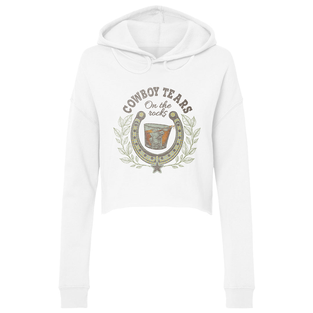 Women's | Cowboy Tears | Lightweight Crop Hoodie