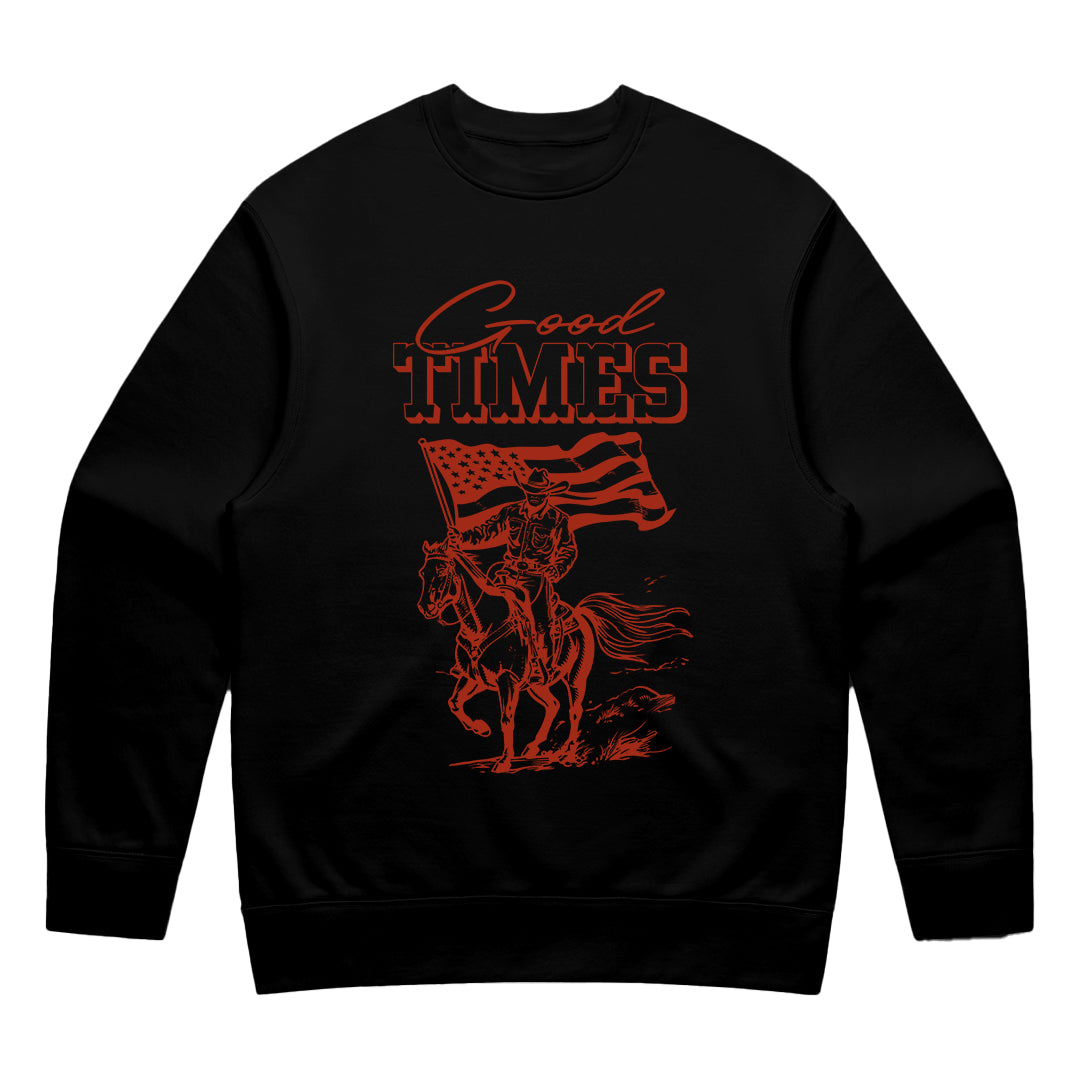 Unisex | Good Times Cowboy | Crewneck Sweater