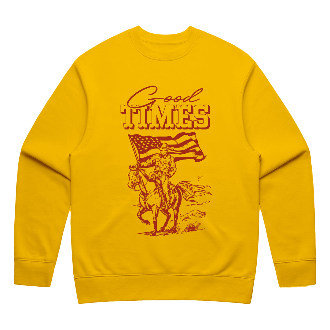 Unisex | Good Times Cowboy | Crewneck Sweater