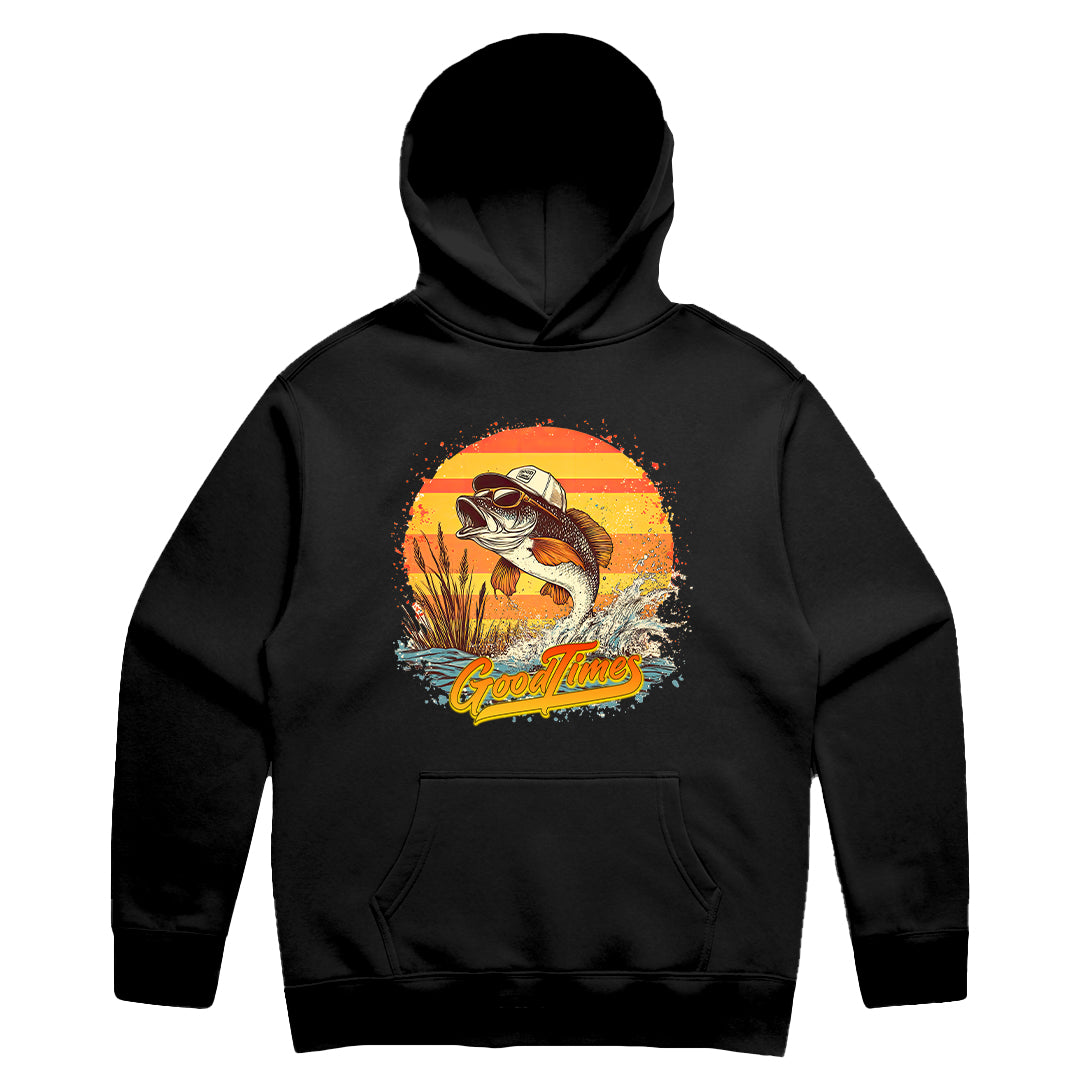 Unisex | Good Times-Fish | Reflex Fleece Hoodie