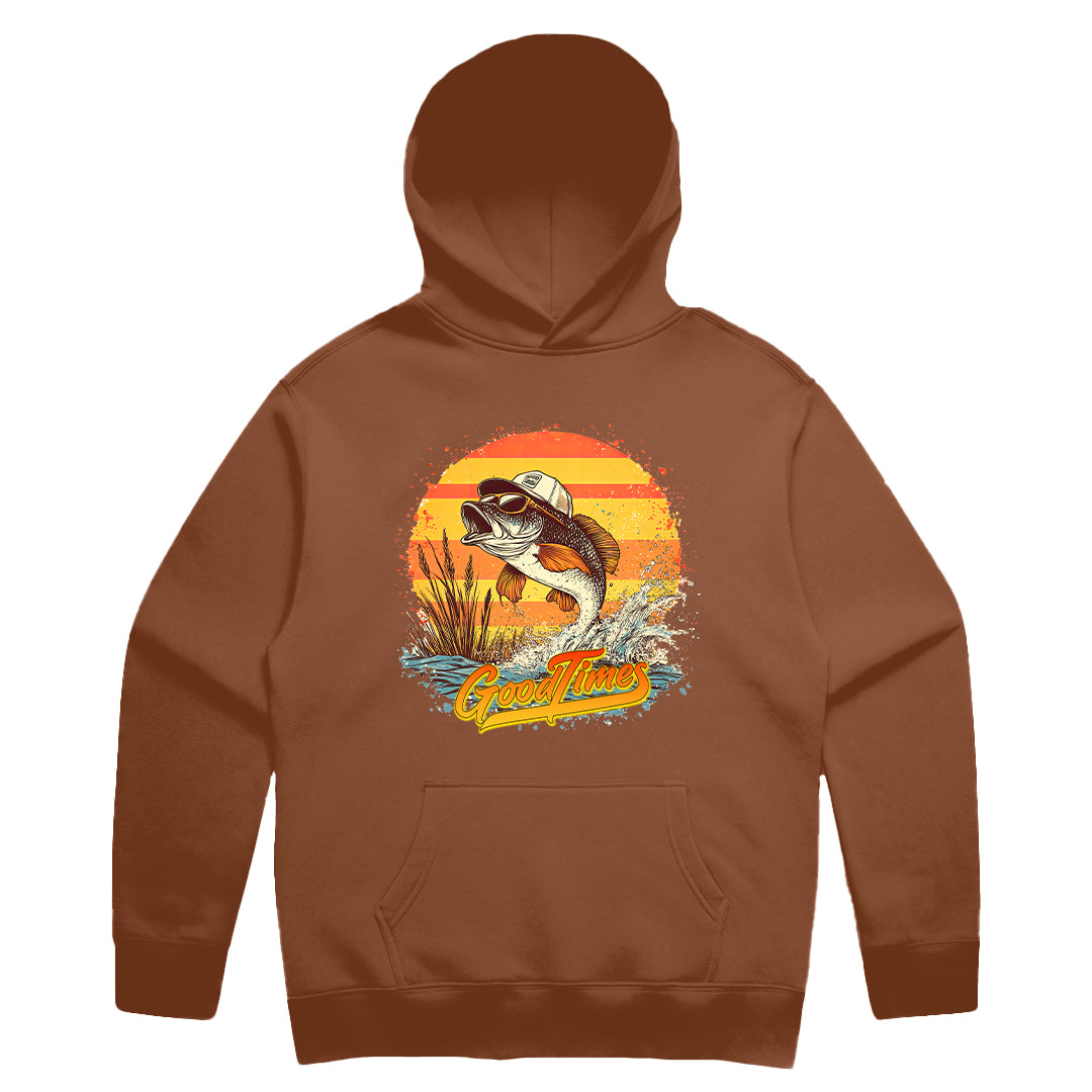 Unisex | Good Times-Fish | Reflex Fleece Hoodie