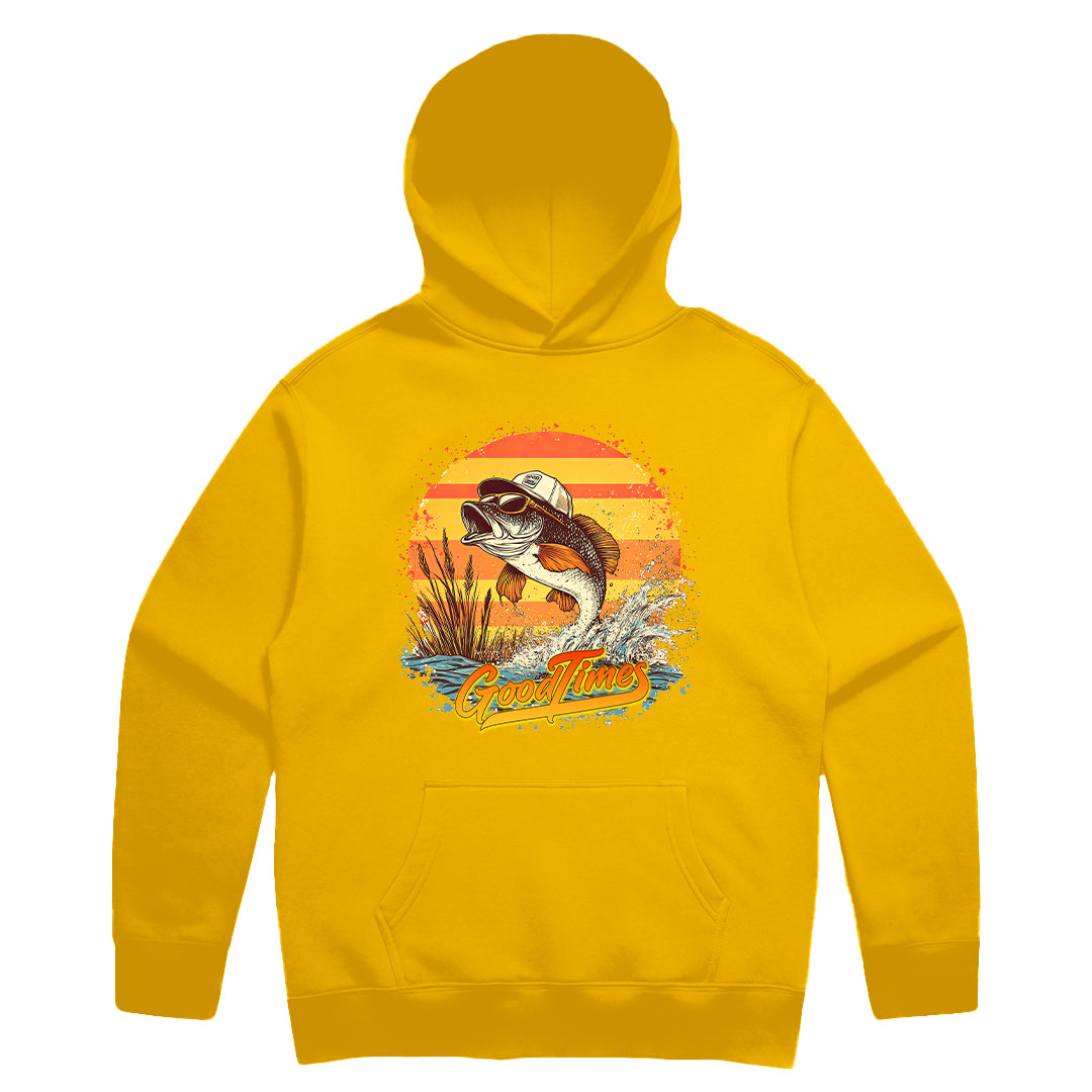 Unisex | Good Times-Fish | Reflex Fleece Hoodie