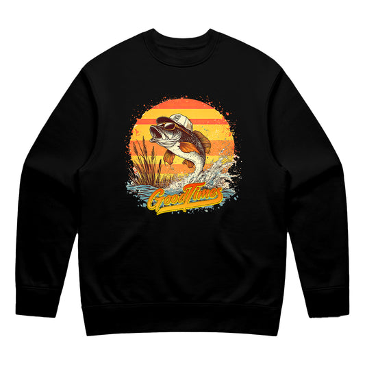 Unisex | Good Times-Fish | Crewneck Sweater