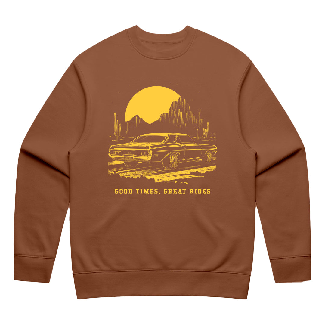 Unisex | Good Times Great Rides | Crewneck Sweater