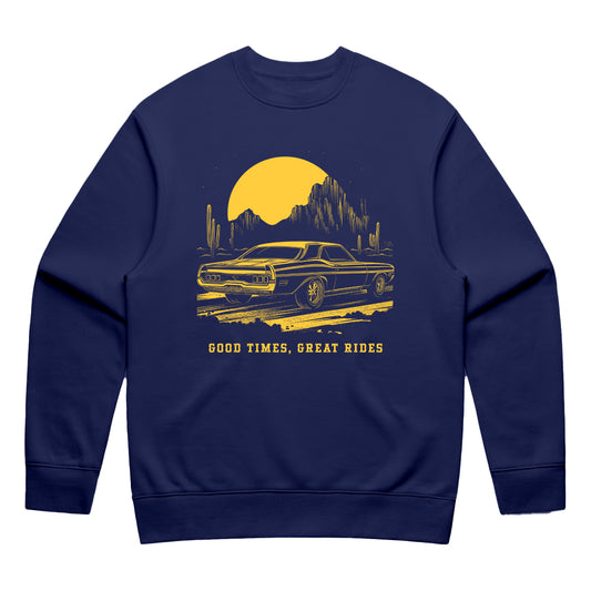 Unisex | Good Times Great Rides | Crewneck Sweater